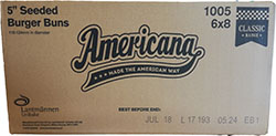 Seeded Burger Bun 5 inch Americana