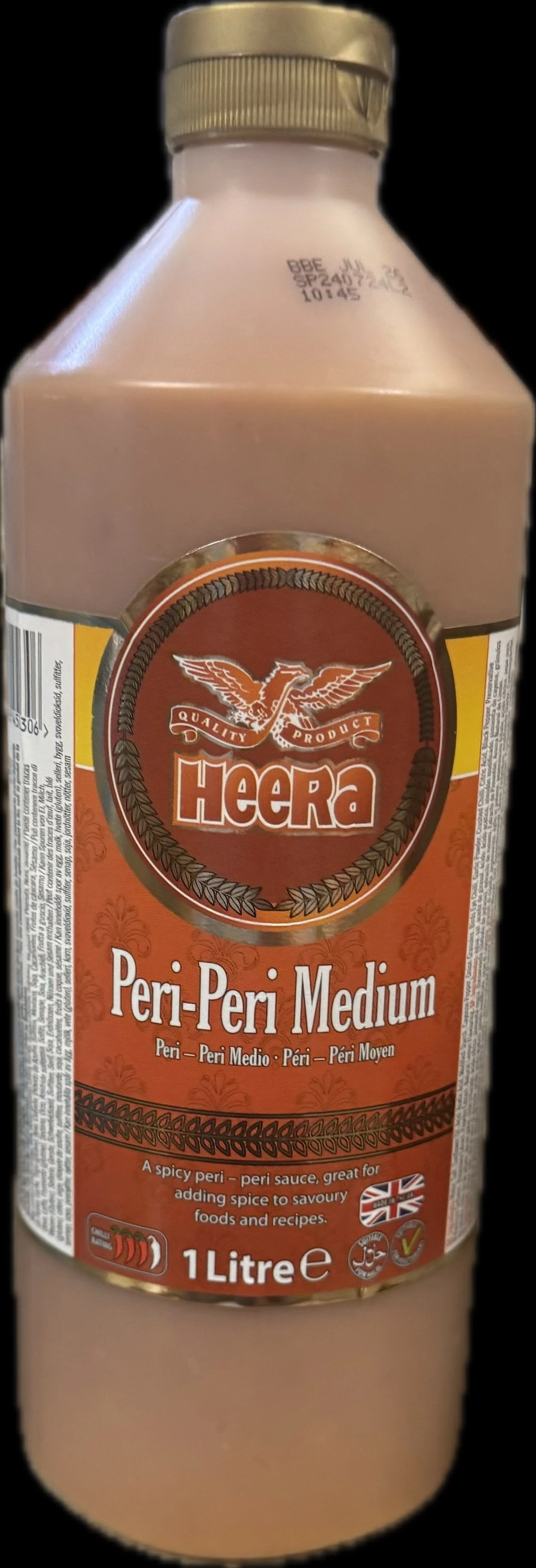 Peri Peri Sauce 1ltr - Heera