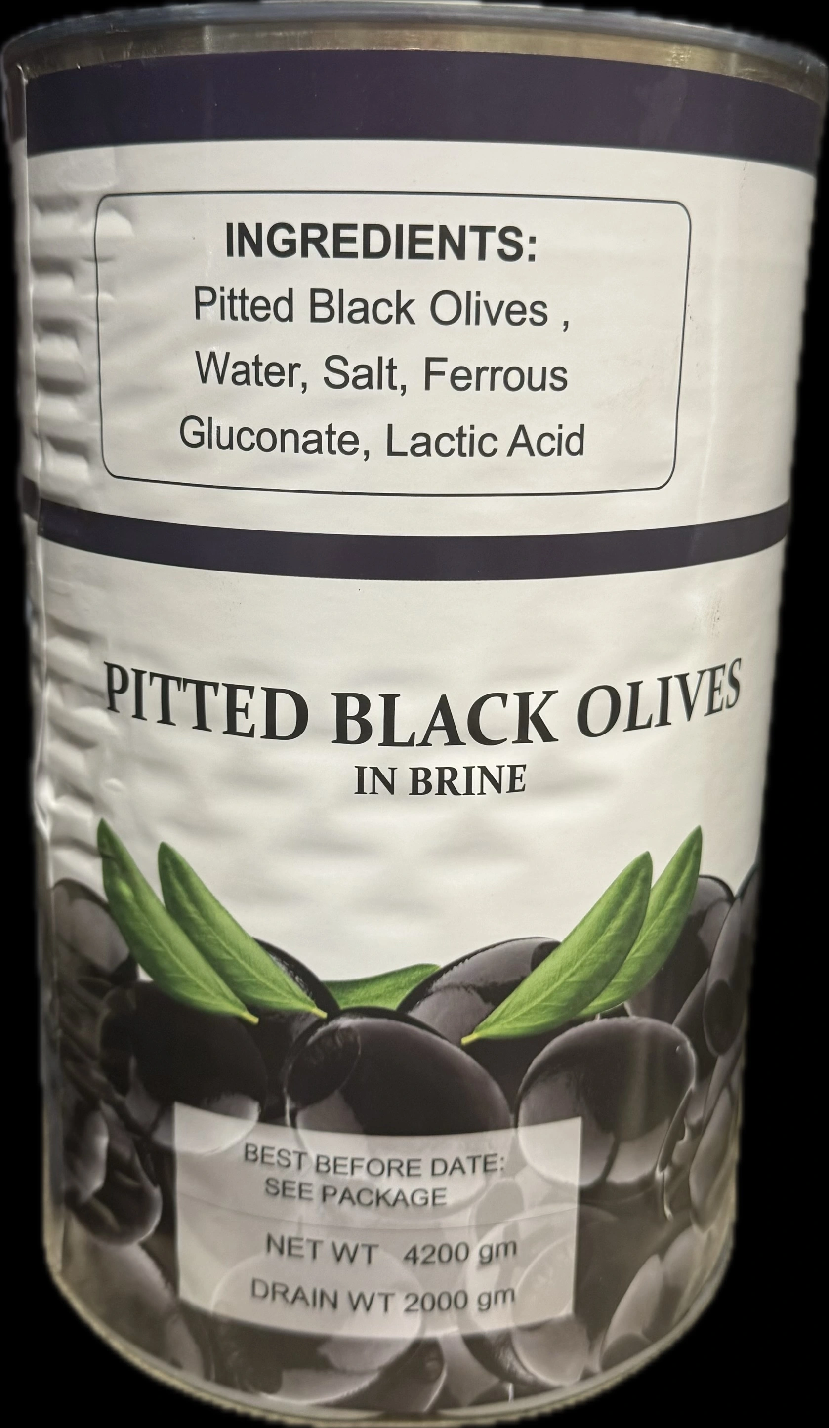 Pitted Black Olives