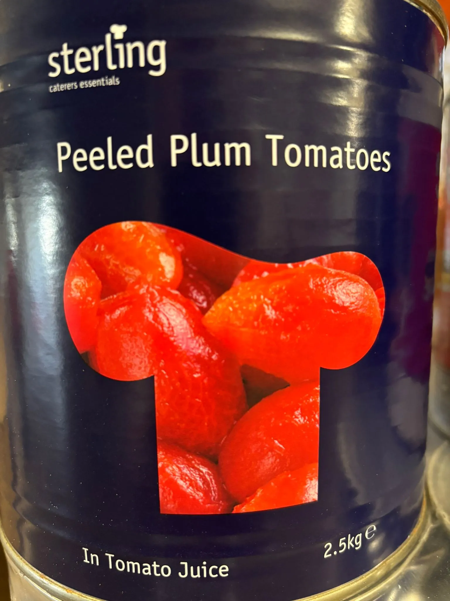 Peeled Plum Tomato